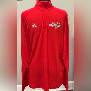 Adidas Washington Capitals Quarter-Zip Pullover